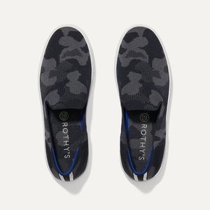 Rothy’s Grey Camo Slip-on Sneaker